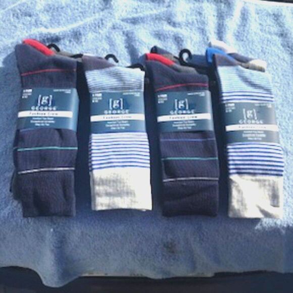Dress Socks . Size: 6-12 . {12} Pair . {4} Sleeve Bundle . {3} Pair Sleeve - Picture 1 of 5
